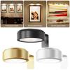 Picture Light with Remote Control 100 Lumens High Brightness Stepless Dimming 3 Lighting Modes Battery Operated No Drill Wall Art Light