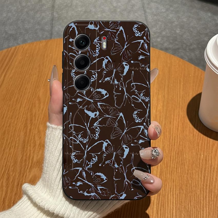 Для Tecno Camon 40 20 19 17 16 15 Pro Premier 18P 16S 17T Чехлы для телефона Матовый силикон Милый бантик Легкие Противоударные чехлы Для Tecno Camon18i Бампер