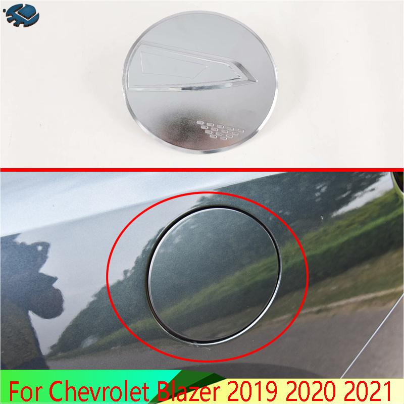 For Chevrolet Blazer - Car Accessories ABS Chrome Fuel Tank Cap Cover Car-Styling Trim Oil Fuel Cap Protective
