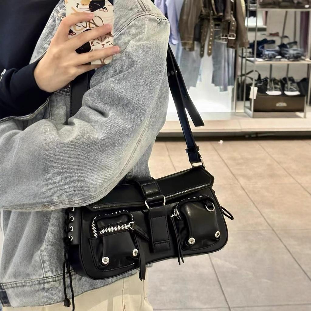 Сумка-багет через подмышку Женская сумка-мотоцикл через плечо Niche Design