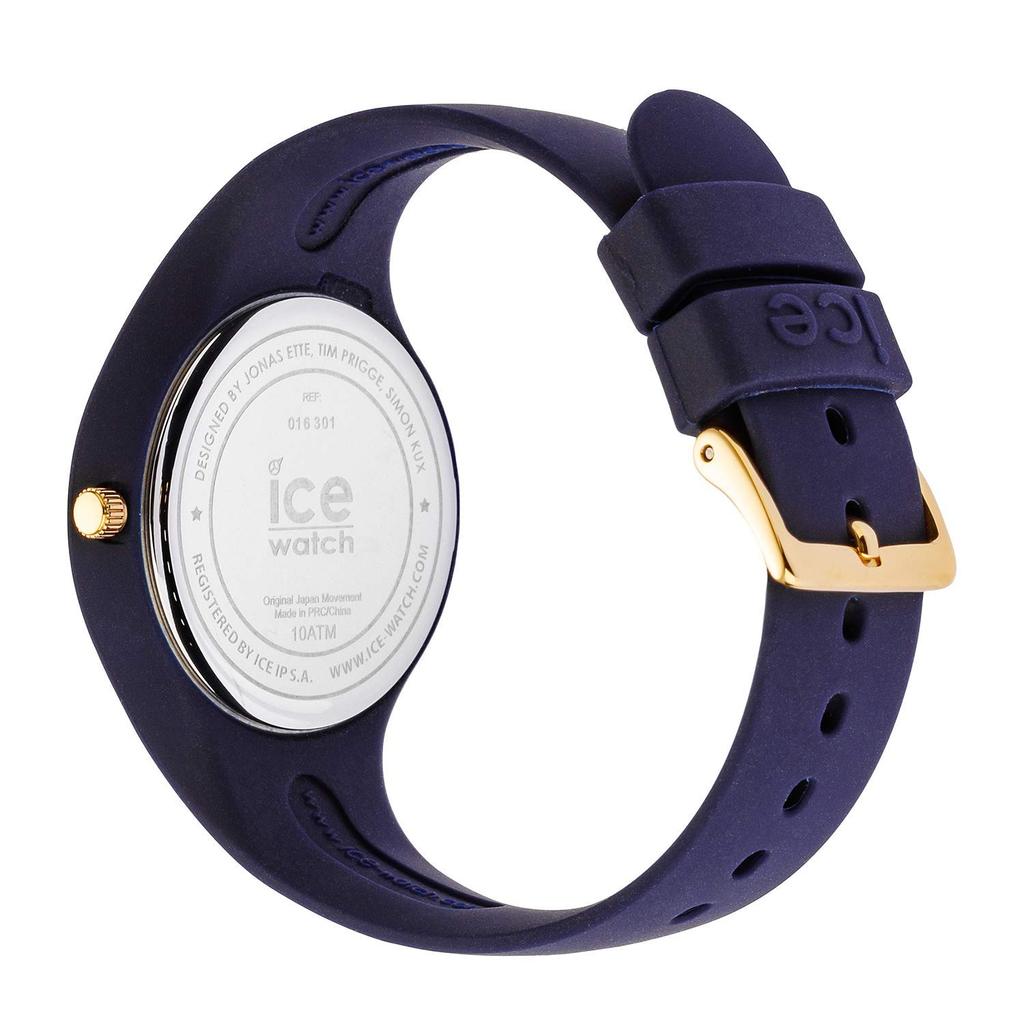Оригинальный импортный продукт Часы Ice Watch 016301 Синий оттенок Маленький силиконовый ремешок [ICE WATCH] Женские [ICE cosmos]
