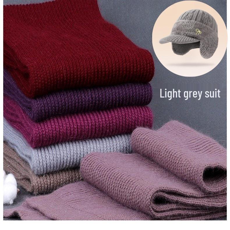 Ветрозащитная шапка на флисовой подкладке с защитой ушей для людей среднего и пожилого возраста - Теплая и стильная для осени и зимы