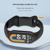 Однотонный силиконовый ремешок для Xiaomi Mi Band 8/9 с застежкой-бабочкой в форме 8
