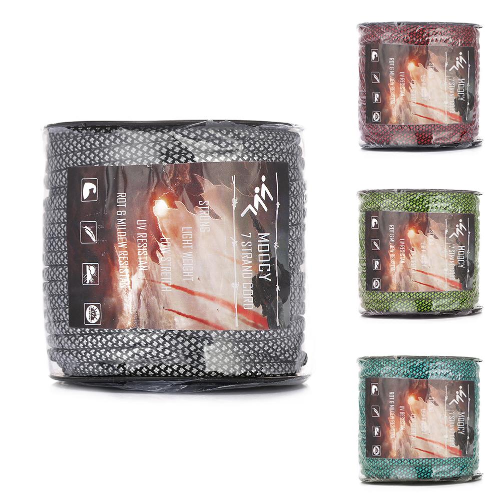 164 фута Паракорд 7-жильный сердечник 4 мм Веревка для кемпинга на открытом воздухе Шнурок-парашют