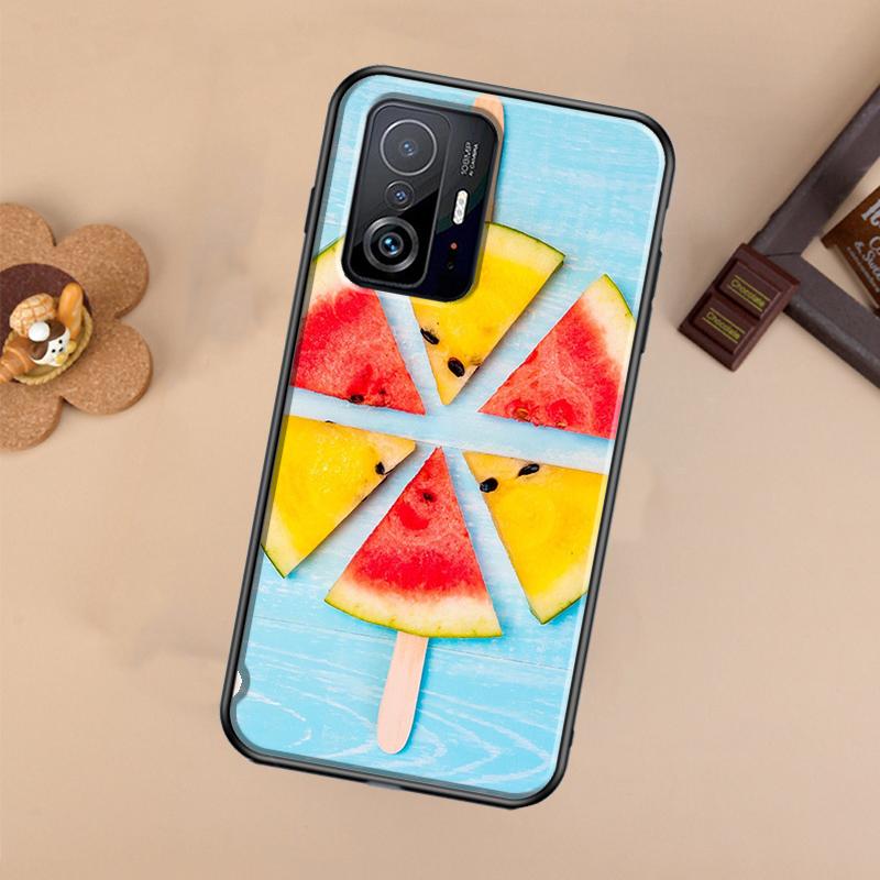Фрукты Арбуз Ананас Летний Чехол Для Xiaomi POCO X7 Pro X3 X5 X6 F3 F5 F6 M6 Pro 11T 12T 13T 14T Pro 13 14 Ultra Обложка