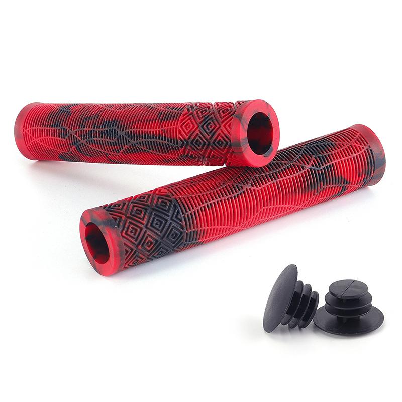1 Pair Bicycle Handlebar Grips Soft Longneck Bars Bike Rubber Handle Grips For 22.2Mm Handlebar Tricycle Wheel Chair Mountain