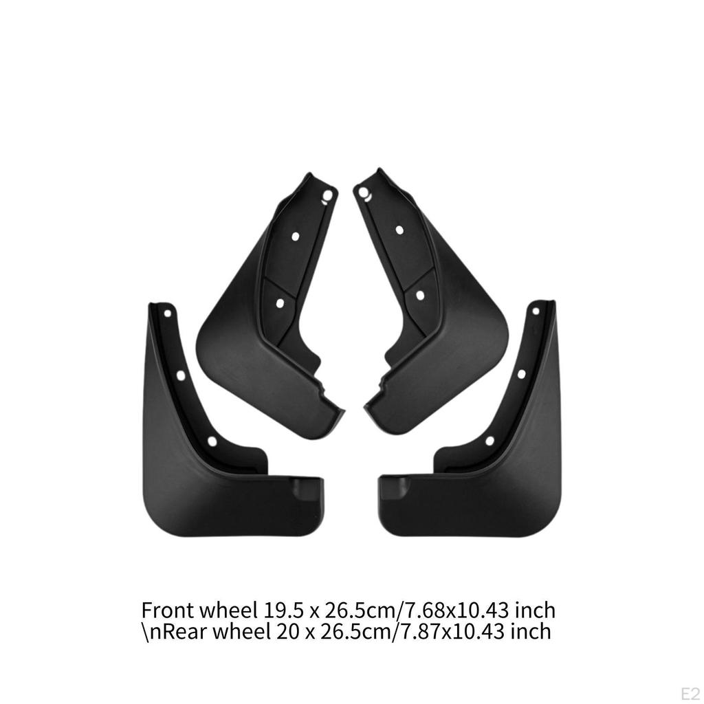 Car Mudguard Mud Flaps Accessories Professional Front Rear Wheel Premium Exterior Parts Replaces