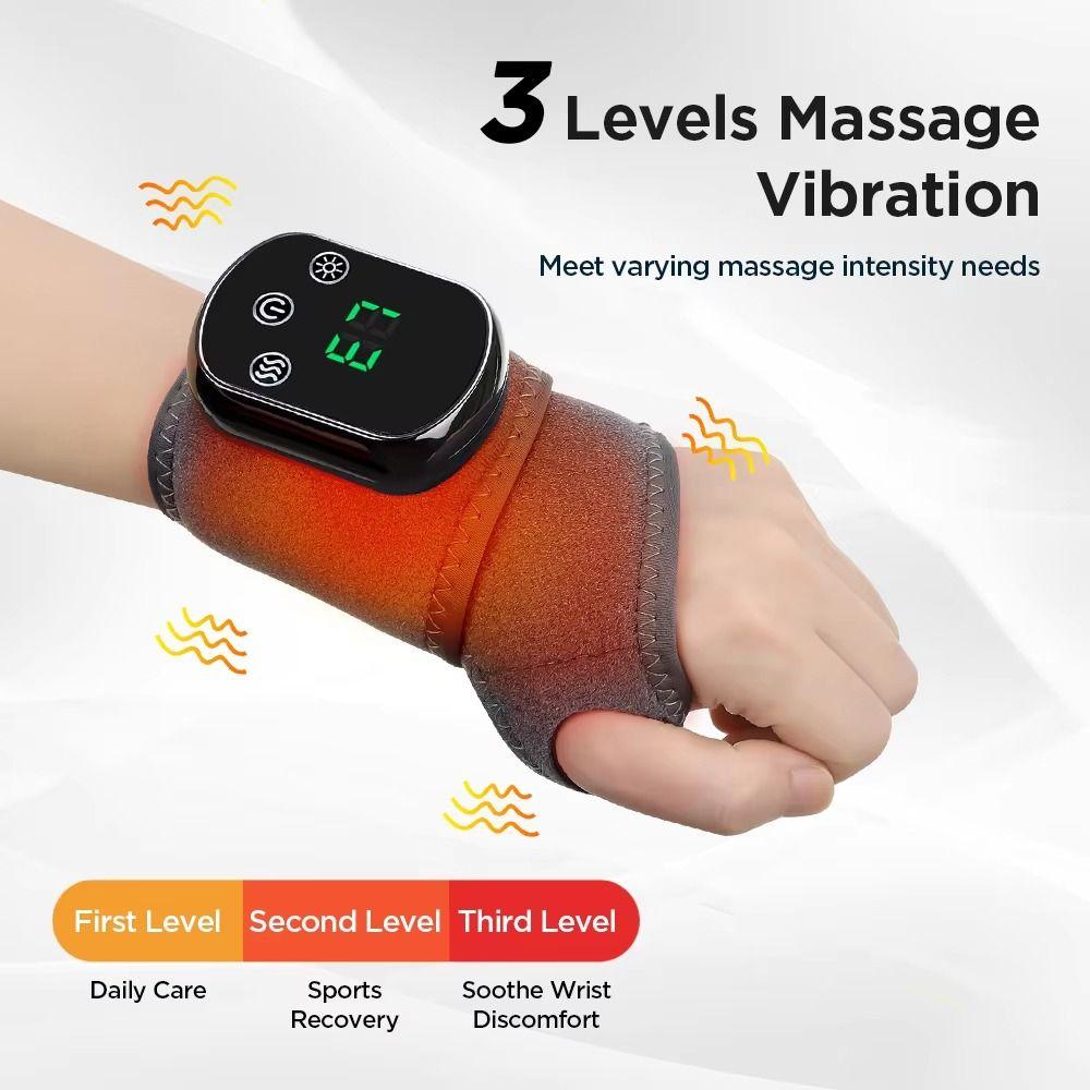 Cordless Wrist Massager USB Rechargeable Hand Massage Instrument Hand Massager  Wrist Sprain