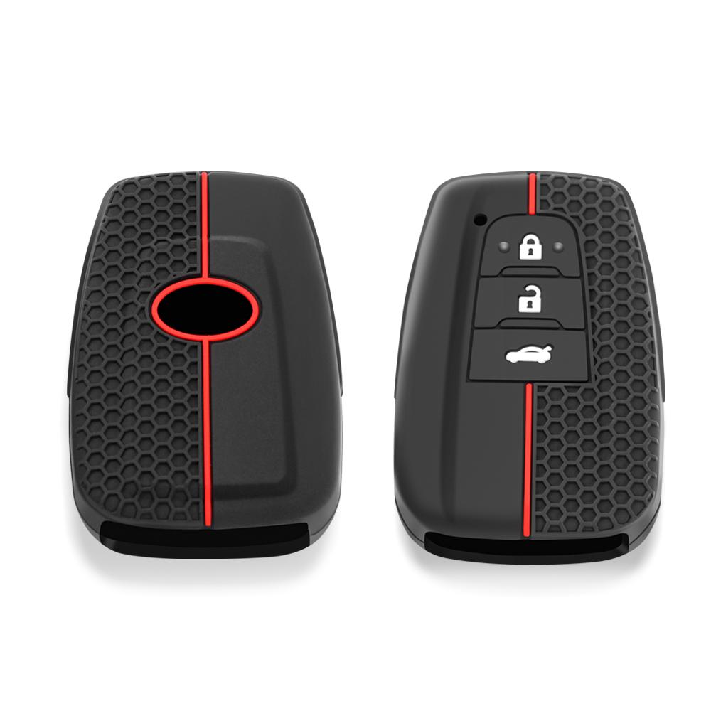 Чехол-брелок от автомобиля для Toyota CHR C-HR Prius RAV4 2016-2019, 2, 3, 4 кнопки, пульт дистанционного управления без ключа