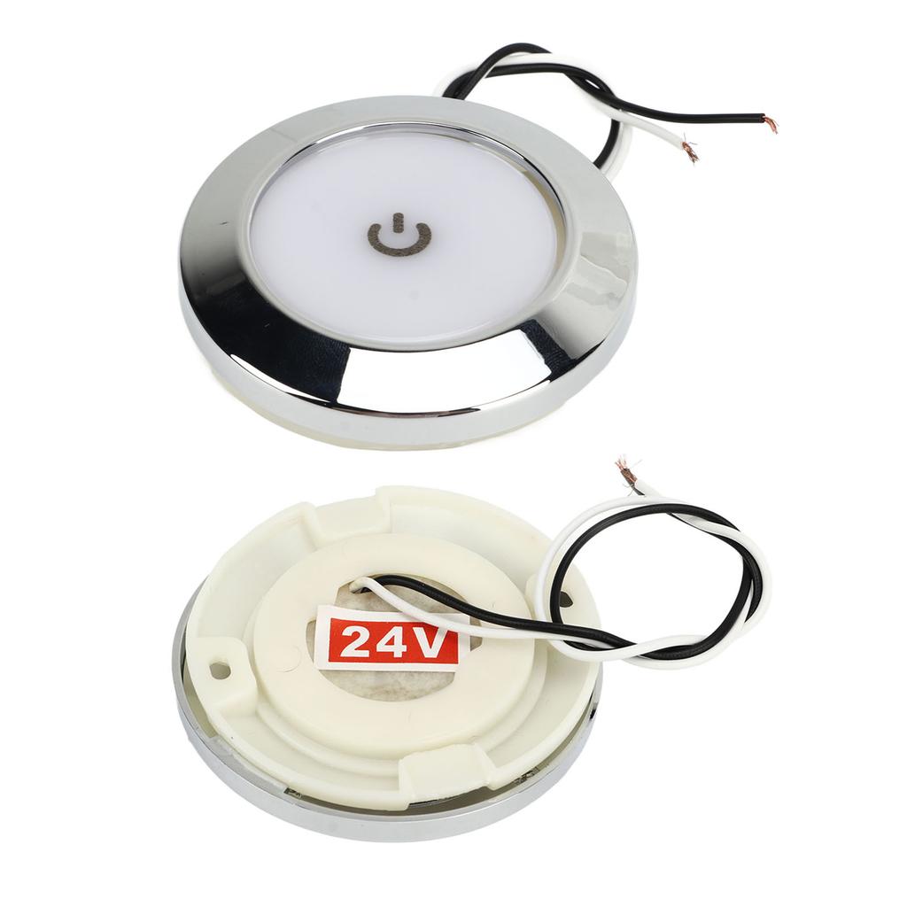 Автомобильный светильник для чтения 2,8 дюйма 24 В светодиодная подсветка с сенсорной кнопкой автомобильный интерьер для дома на колесах лодки фургона грузовика