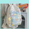 Милый мультяшный кролик, слон, коала, собака, животное, с принтом букв, студенческий рюкзак для учеников средней школы