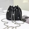 Luxury  Bucket Bag  Chain Shoulder Crossbody Bag For Women Personality Versatile Temperament Shoulder Bag