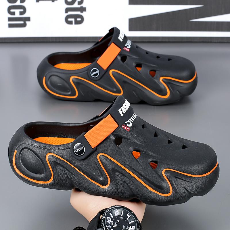 Big Size Slippers For Men Eva Flip Flop Men Non-slip Men's Sandals Clogs Rubber Slippers Casual Luxury Beach Man Slippers