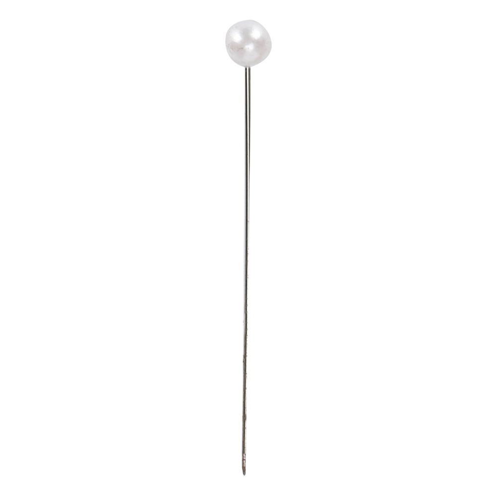 100pcs Faux Pearl Corsage Pins White Straight Sewing Pins Bouquet Pins Wedding Decorations