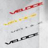 Автомобильная наклейка Логотип VELOCE 3D Декаль Украшение кузова Значок Эмблема заднего багажника Для Giulia Stelvio Giulietta MTO Mito Brera