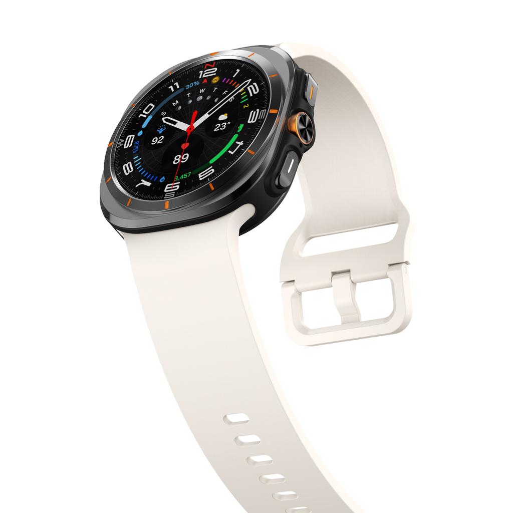 Спортивный мягкий силиконовый ремешок для Samsung Galaxy Watch Ultra 47 мм Браслет Аксессуары для ремешка Samsung Watch Ultra