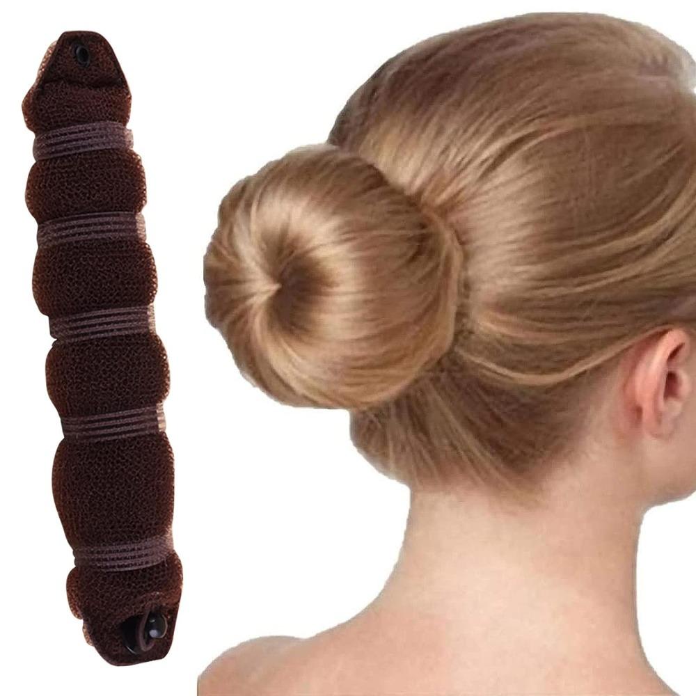 DIY Donut Bun Maker Durable Foam Sponge Bun Shaper Fashion Meatball head hair maker Women
