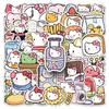 50 милых наклеек Sanrio Китти для бутылок с водой, телефонов, планшетов и чемоданов