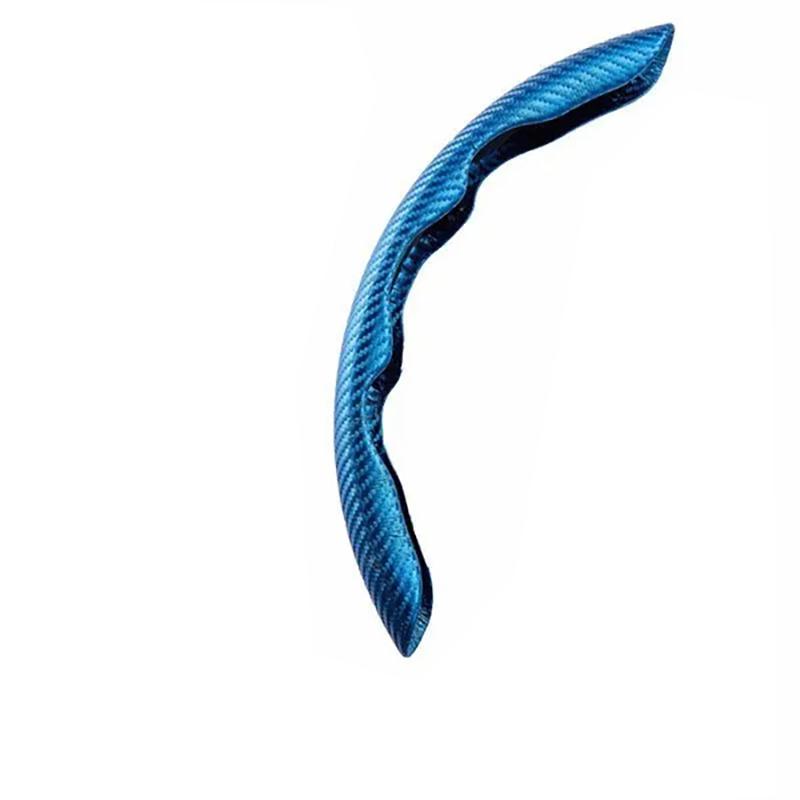 Новый замшевый чехол из углеродного волокна, автозапчасти, защитный противоскользящий чехол на руль, универсальная защита рулевого колеса автомобиля для автомобильных аксессуаров