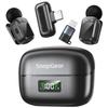 The SnapGear MicMini wireless microphone is compatible with iPhone and It features a 2026 new lavalier an a battery omnidirectional sound and 48kHz