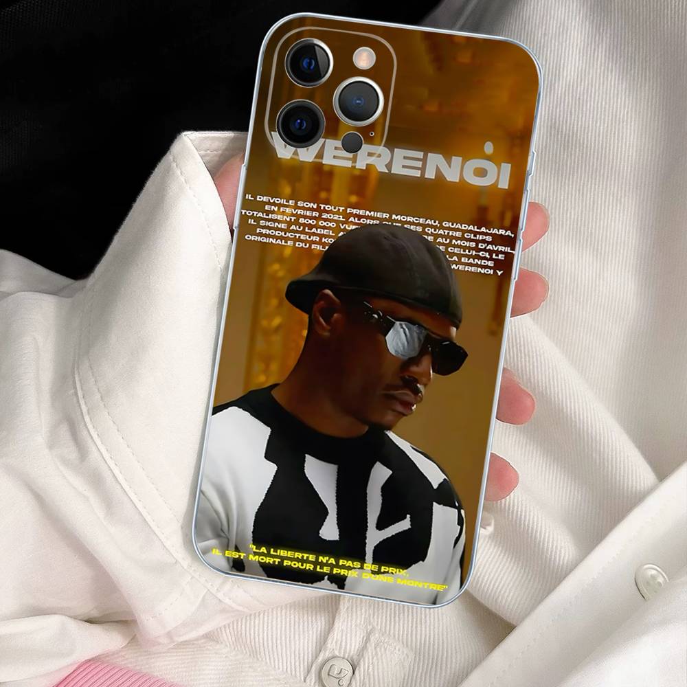 Чехол-накладка Rap W-WerenoiES для IPhone 17 16 15 14 13 12 11 Pro Max Plus Мягкий ТПУ Силиконовый Задний Чехол Прозрачный Чехол