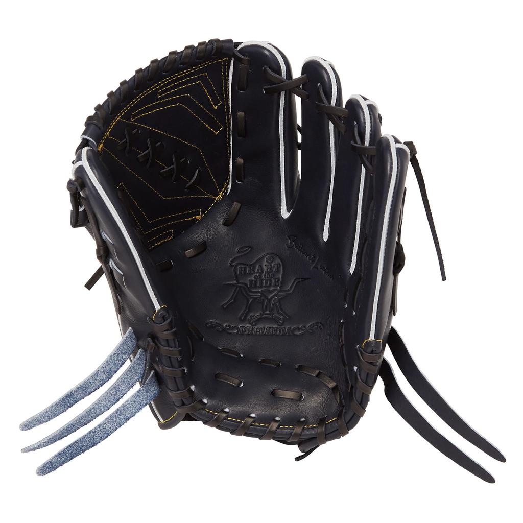 Rawlings Перчатки для бейсбола для взрослых жесткие HOH PREMIUM GH4FHPA15W V черные Размер дюймов для руки питчера [для питчеров] 11,75 Для правшей (оставили изношенным)