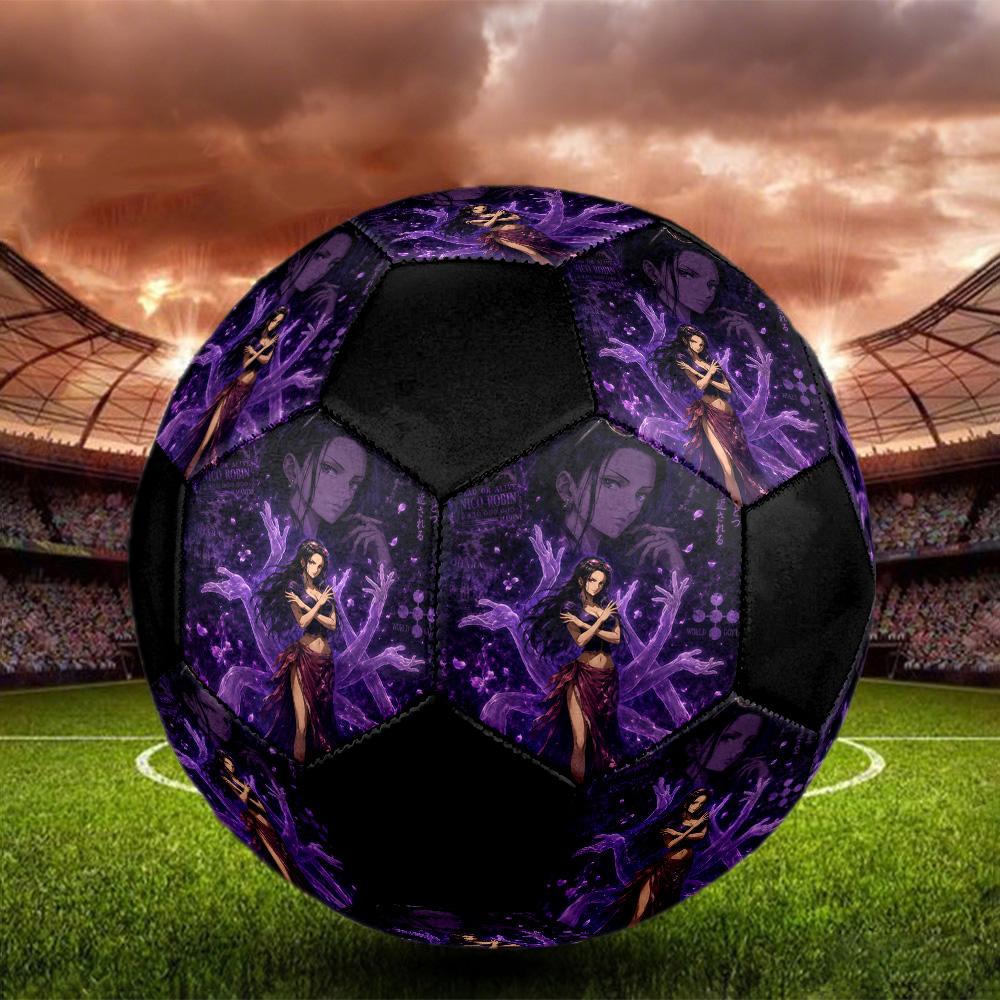 Nico Robin Soccer Ball Colorful All Ages Machine Stitched PVC Competition Ready Durable High-Bounce.SIZE5