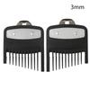 2 шт. Профессиональная машинка для стрижки волос Ограничительная насадка-гребень Направляющая Ограничительная насадка Триммер Защитные насадки Универсальный инструмент для стрижки волос