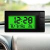 Цифровой термометр с ЖК-дисплеем, автоматический цифровой календарь 2 в 1, электронный датчик температуры для автомобильных аксессуаров, автомобильных запчастей