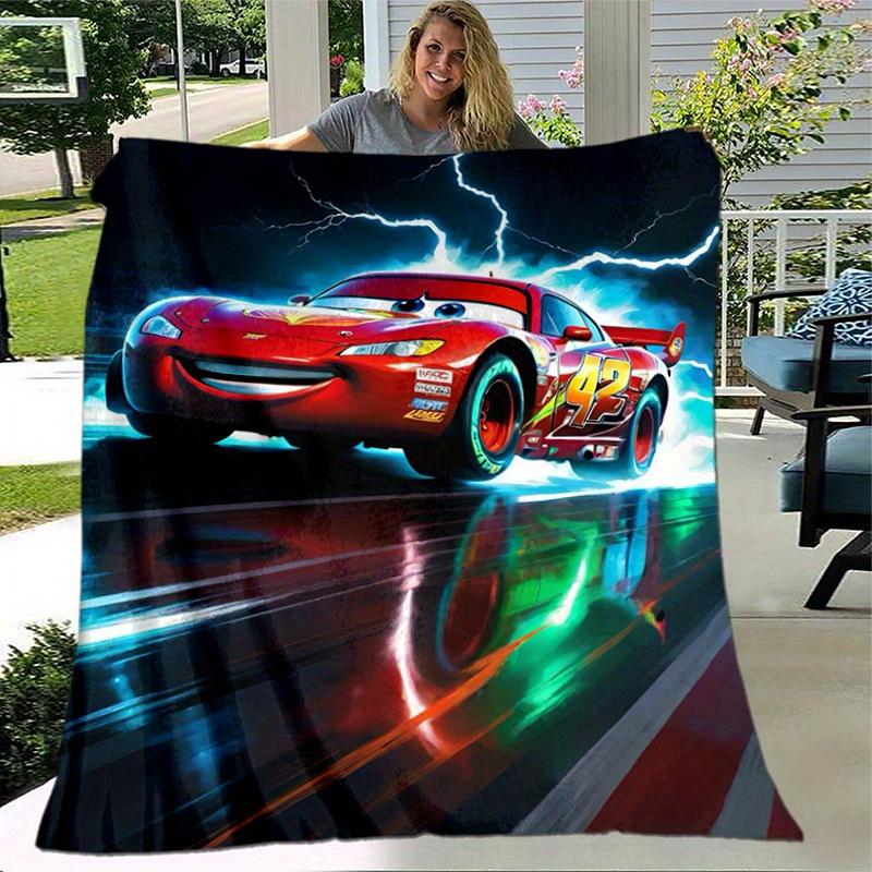 1pc. Lightning McQueen Car Racing Theme Blanket - Home Office Outdoor Gift for All Seasonsz0417208