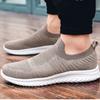 Men Vulcanize Shoes Mesh Men Shoes Lightweight Comfortable Men's Sneakers Fashion Slip On Flats Shoes Male Loafers