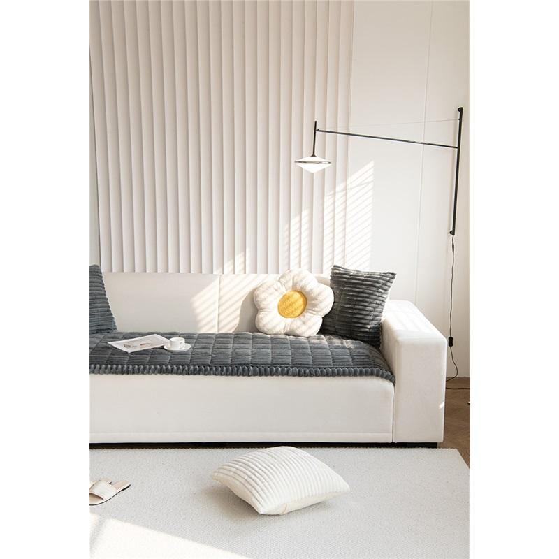 Simple Plush Sofa Cushion Non-slip Winter Thickened Sofa Cushion Warm Plush Non-slip
