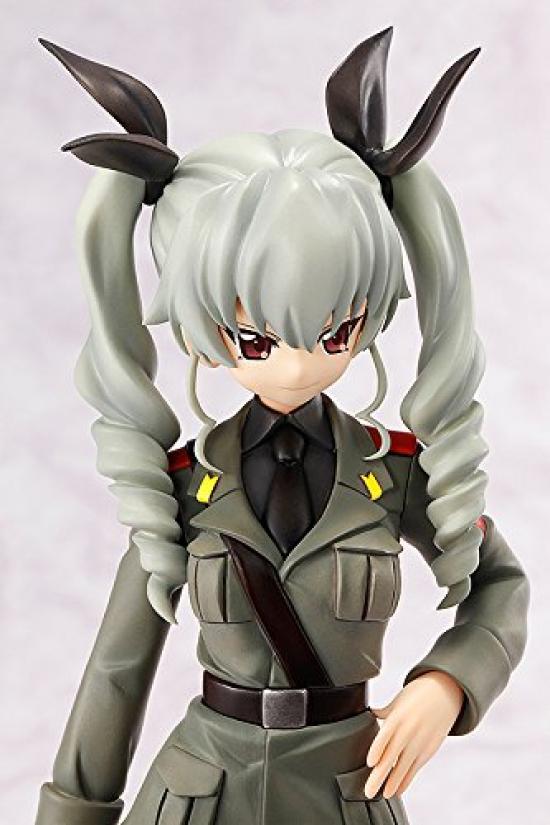 Girls Panzer Commander Girls Collection Anchovy Regular Edition Scale Painted Finished Figure & 1/8 ABS&ATBC-PVC