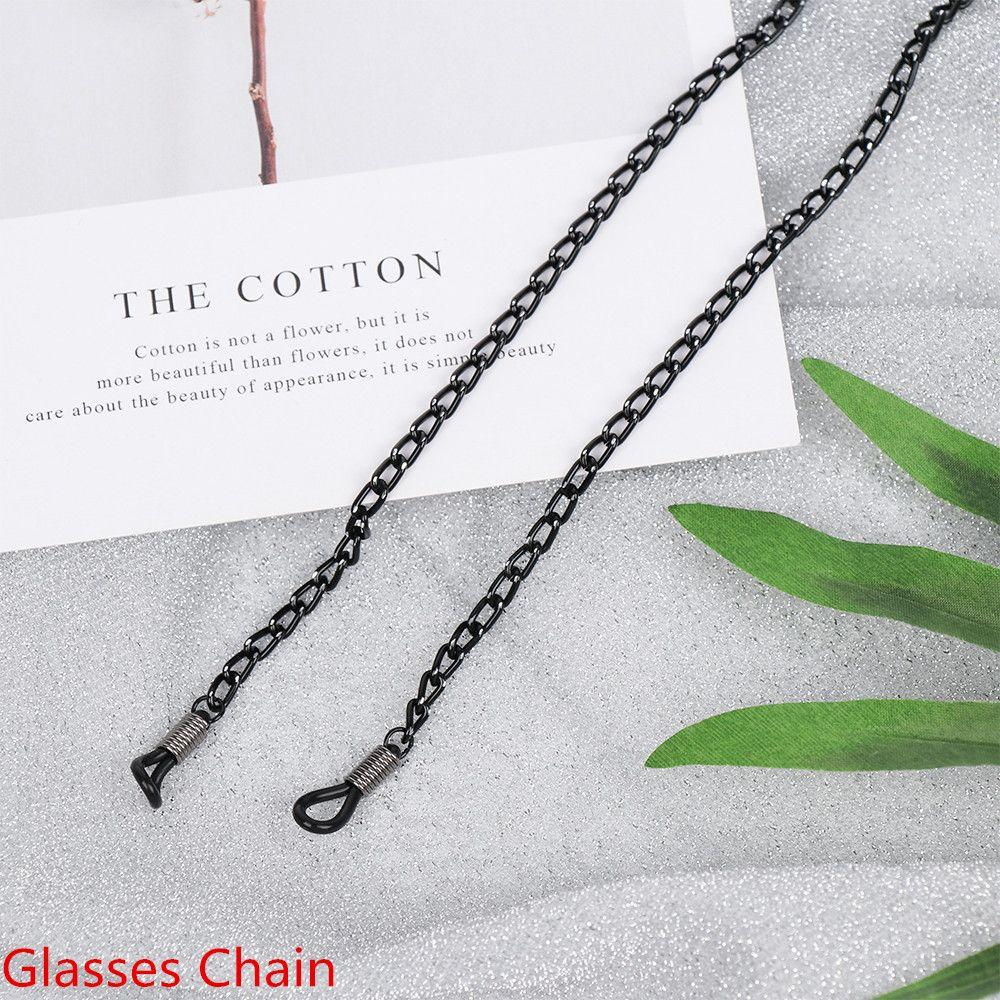Women  Black Reading Glasses Glasses Necklace  Eye Wear Accessories Eyeglass Lanyard  Glasses Chain