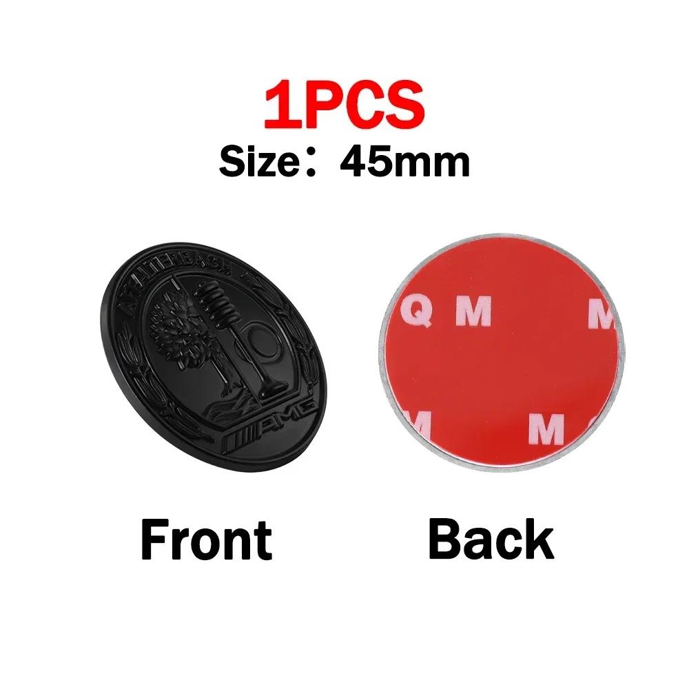WUAHN1 Hot 2026 For Benz New 3D Metal Car AMG Badge Apple Tree Body Trunk Decoration Sticker Accessorie for Mercedes Benz A B C E G Cla