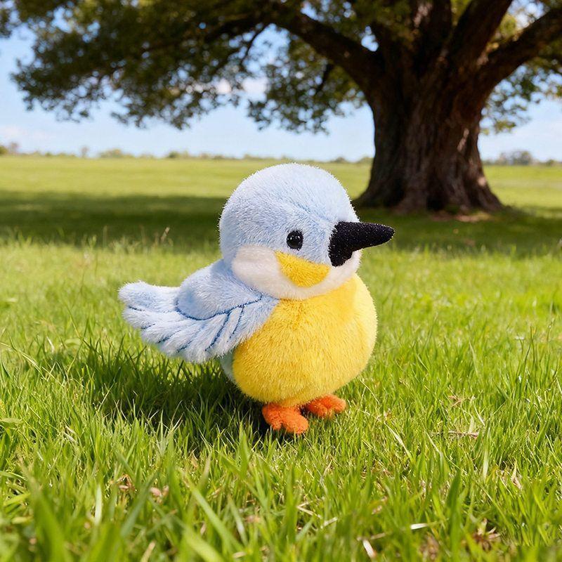 Simulated Pigeon And Sparrow Plush Toy Voice Design For Kids Present Birthday