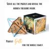 Puzzle Potato Stone Escape Room Game Wooden Puzzle Box 3D Brain Teaser Puzzle Treasure Chest Mysterious - Philosopher's - - - - (Newton's Invention)
