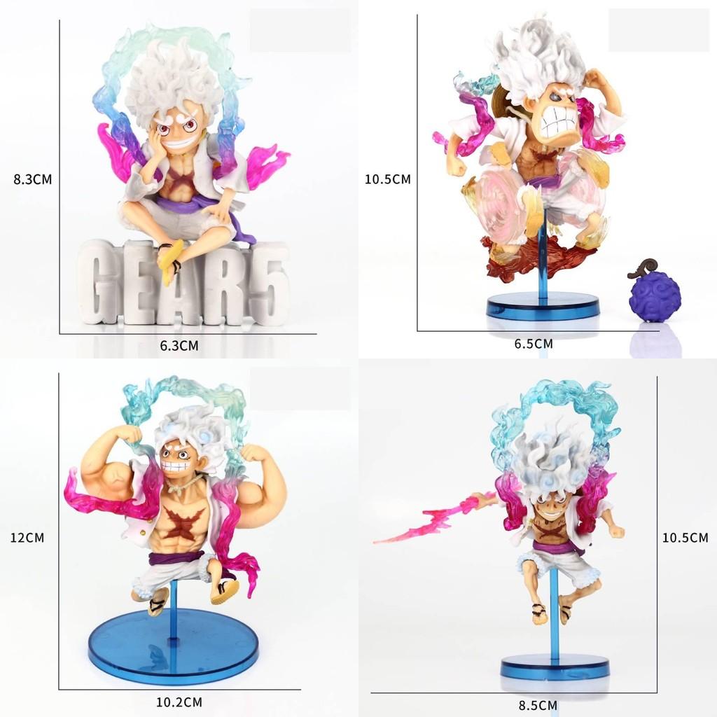 Яркая аниме-статуэтка Луффи в сидячей позе, идеально подходящая для серьезных коллекционеров и фанатов