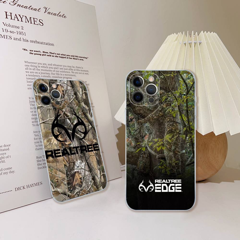 Чехол Realtree Real Tree Camo для iPhone 16 15 14 11 12 13 Mini Pro XS Max Cover 6 7 8 Plus X Funda Shell