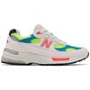 New Balance 992 Made In USA White Neon Unisex Sneakers Green M992DA