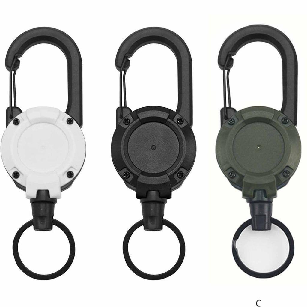 Retractable Buckle for Outdoor Use–Easy Pull Camping, Hiking, and Mountaineering Buckle, Multi-Functional Backpack Buckle with -Loss Steel Wire Rope
