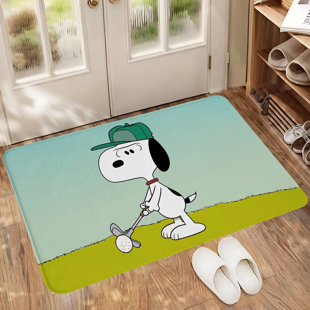 Cartoon S-SnoopyS Carpet For Living Room Sofa Decor Modern Rug Floor Mat For Men Bedroom Durable Area Rugs