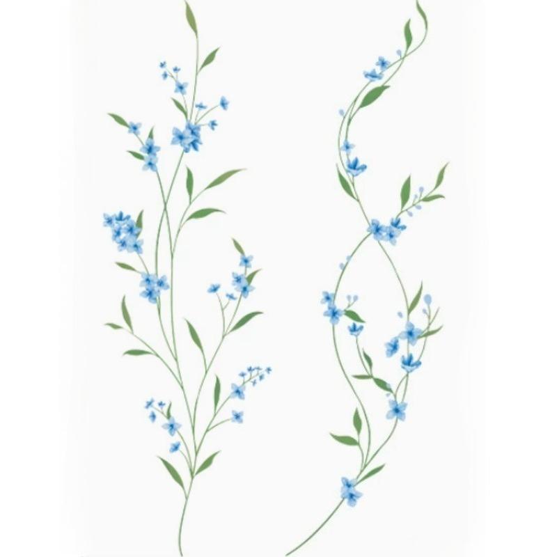 Spring Summer Flowers Temporary Tattoo Sticker Waterproof Cherry Blossoms Roses Tattoo Sticker For Women Fake Tattoo Sticker
