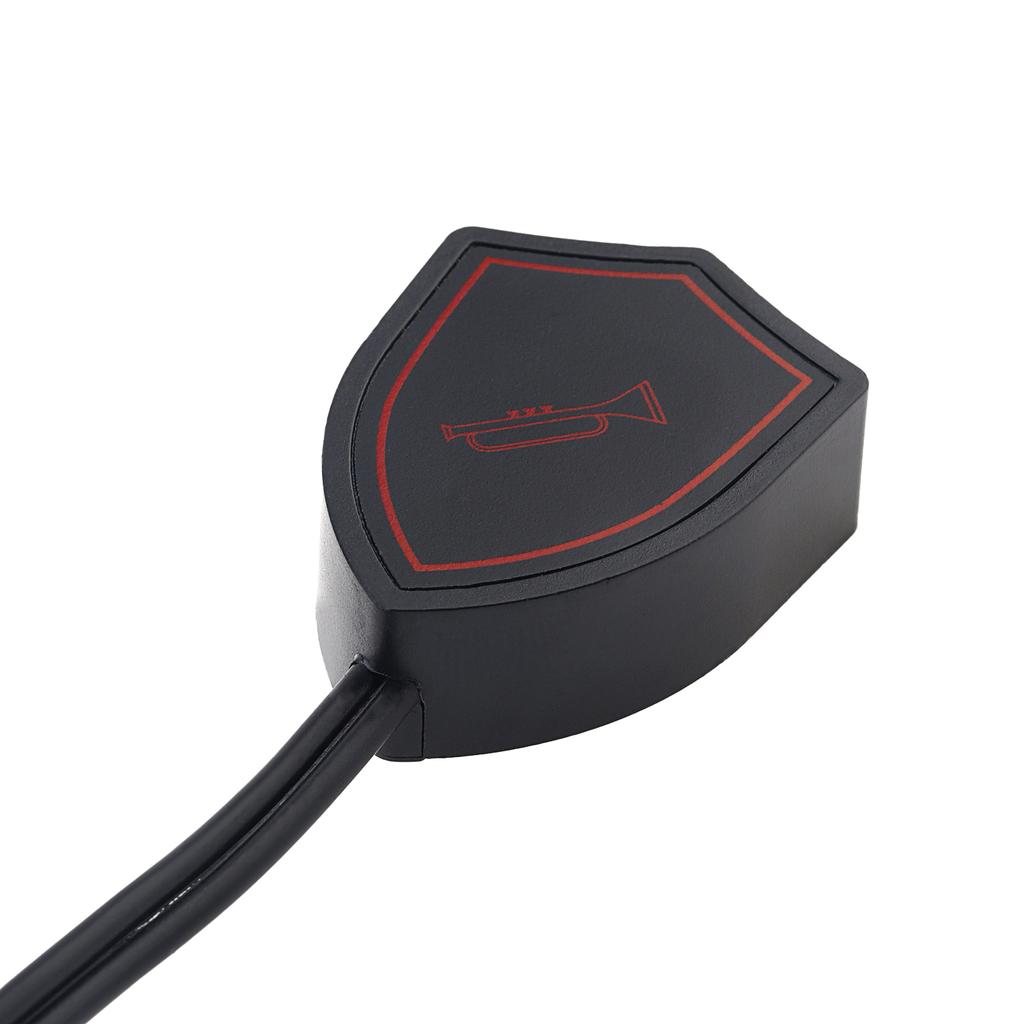 12V 150дБ Звук поезда Электрический воздушный гудок Громкий комплект с компрессором Жгут проводов Кнопка Красный для грузовика автомобиля мотоцикла