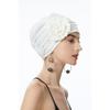 Женская шапка-тюрбан с цветком, эластичная повязка на голову после химиотерапии