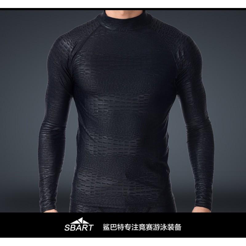 Diving Rash Guard Men Long Sleeve UV Protection Swim Shirt Quick Dry Snorkeling Surfing Water Sports Top