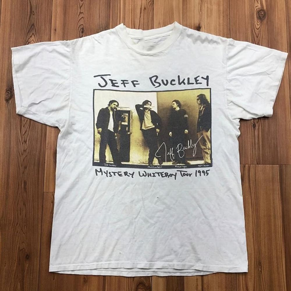 Винтажная футболка Jeff Buckley Тур 1995 Унисекс Концертный S до 5XL DO028 Унисекс Футболка