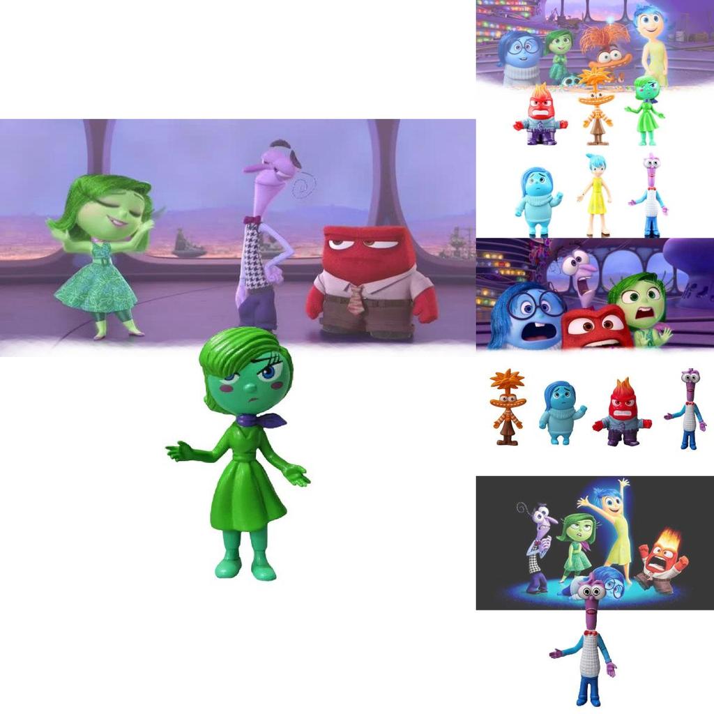 Милые мультяшные фигурки команды умников, игрушка, модель автомобиля, декор, украшение, ПВХ, сделай сам, дисплей