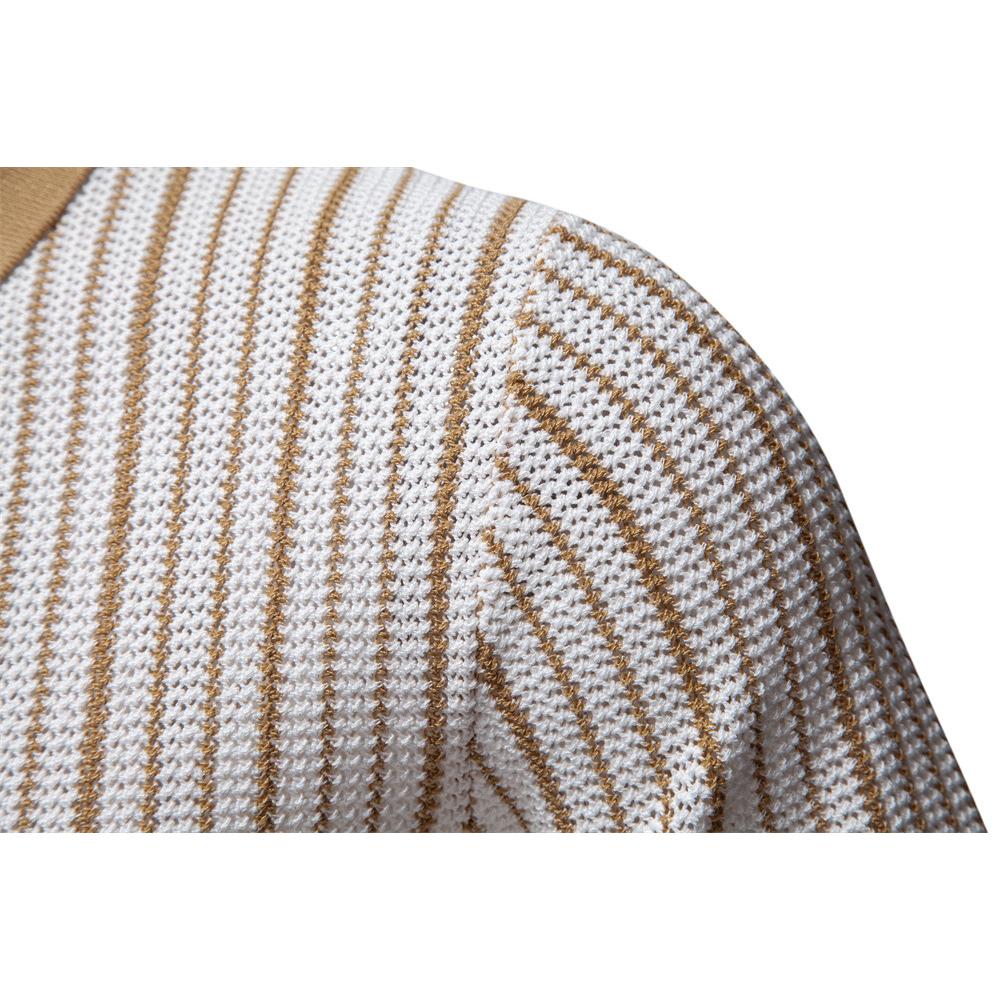 Camel 2025 Лето Вышитая Новая Мужская Рубашка Поло С Коротким Рукавом Трикотажная Полосатая Модная Деловая Рубашка Поло Для Мужчин