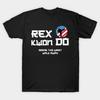 Мужская черная футболка с принтом Rex Kwon Do - Napoleon Dynamite Печать на трансферной бумаге без вырезания Хлопковая футболка